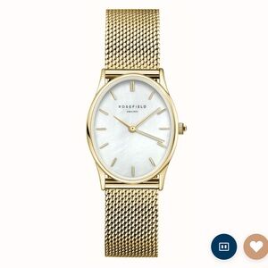 Rosefield Gold Mesh Women's Watch